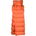 Abrigos naranja de poliamida con capucha  rebajados tallas grandes sin mangas acolchados RICK OWENS talla L para mujer 