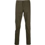 Pantalones chinos verdes de algodón rebajados ancho W35 largo L36 informales DONDUP para hombre 