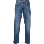 Jeans stretch azules de algodón rebajados ancho W29 largo L30 LEVI´S para hombre 