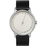 Relojes de cuero de pulsera impermeables con GMT / Dual Tiempo hechos en Suiza Cuarzo con correa de plata para mujer 