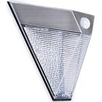 Smartwares - Aplique Solar LED, Sensor Día/Noche Integrado Integrado, Plateado [Clase de eficiencia energética A++]