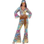 Disfraces multicolor de poliester de Halloween rebajados de verano hippie Smiffys talla M para mujer 