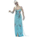 Disfraces azules de látex de zombie Smiffys talla XS 