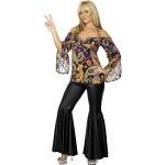 Disfraces negros de hippie hippie Smiffys talla L para mujer 