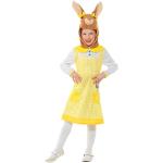 Peter Rabbit, Cottontail Deluxe Costume, Yellow, with Dress & Attached Character Hood, (T1)