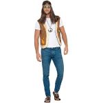 Disfraces marrones de piel de hippie hippie Smiffys talla M para mujer 