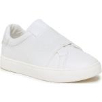 Sneakers blancos de piel sin cordones rebajados floreados Calvin Klein talla 40 para mujer 