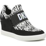 Zapatillas negras de cuero de piel rebajadas DKNY talla 40 para mujer 