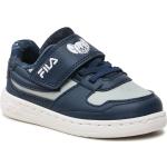 Sneakers azul marino de cuero con velcro rebajados Fila talla 22 infantiles 