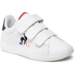 Sneakers blancos de piel con velcro rebajados floreados Le Coq Sportif talla 32 infantiles 