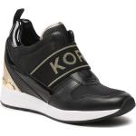 Sneakers negros de piel sin cordones rebajados floreados Michael Kors by Michael talla 41 para mujer 