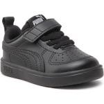 Sneakers negros de cuero con velcro Puma talla 23 infantiles 