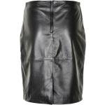 Faldas negras de cuero de piel Soaked in Luxury talla XL para mujer 