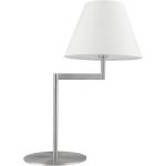 Lámparas grises de níquel de rosca E14 de mesa modernas 
