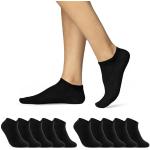 Calcetines cortos negros de algodón Sockenkauf24 talla 49 para mujer 