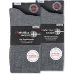 Calcetines grises de algodón para diabéticos Sockenkauf24 talla 35 para hombre 