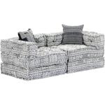 Sofá cama de 2 plazas gris claro Vida XL 249402