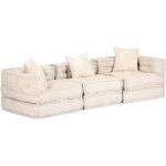 Sofá cama de 3 plazas beige Vida XL