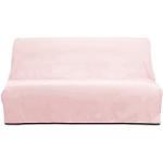 Fundas rosas de algodón para sofá cama Soleil d'ocre 