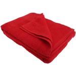 Toallas rojas de algodón de baño Sols 100x150 