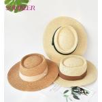 Sombreros beige de paja de paja  de otoño talla 60 informales talla XL para mujer 