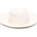 Sombreros blancos de paja de paja  BORSALINO talla M para mujer 