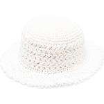 Sombreros blancos de paja de paja  rebajados Ruslan Baginskiy con crochet Talla Única para mujer 