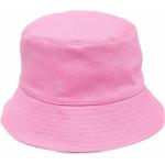 Sombreros orgánicos rosas de algodón rebajados con logo Nanushka talla XS de materiales sostenibles para mujer 