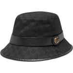 Sombreros negros de lona Gucci para hombre 