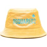 Sombreros amarillos de poliamida rebajados con logo Dsquared2 talla M para hombre 