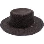 Sombreros negros de paja de paja  rebajados talla 56 para mujer 