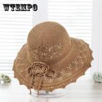Sombreros beige de paja de paja  de primavera talla 57 talla XL para mujer 