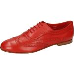 Zapatos derby rojos de cuero formales Melvin & Hamilton talla 38 para mujer 
