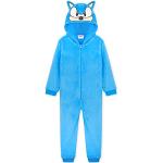 Sonic The Hedgehog Pijama Cuerpo Entero, Disfraz Sonic, Regalos para Niños 4-14 Años (5-6 Años, Azul)