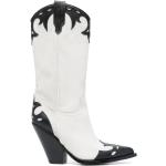 Botas blancas de cuero de piel  rebajadas de punta puntiaguda SONORA talla 40 para mujer 