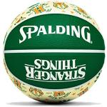 Balones verdes de goma de baloncesto Stranger Things Spalding 