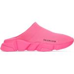 Sneakers rosa neón de goma sin cordones rebajados con logo Balenciaga Speed talla 38 para mujer 