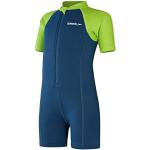 Speedo Learn To Swim Essential Wetsuit Bañador Niños, Harmony Blue/Green Lizard, 2 Años