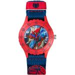Relojes multicolor de lona de pulsera Spiderman Cuarzo analógicos infantiles 