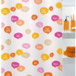 colección Ciao , Cortina de ducha textil 180 x 200, 100% polyester, Multicolor - Spirella