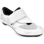 Zapatillas blancas de microfibra de triatlón acolchadas Spiuk talla 44 para hombre 