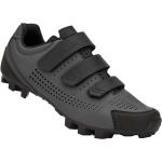 Zapatillas grises de ciclismo rebajadas con velcro Spiuk talla 49 para hombre 