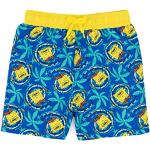 SpongeBob Squarepants Swim Shorts Boys Blue Amarillo Trunkming Trunks 3-4 años