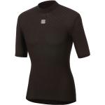 Camisetas interiores negras de poliester rebajadas manga larga con cuello redondo Sportful talla XL para hombre 