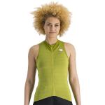 Camisetas deportivas verdes de jersey rebajadas sin mangas Sportful talla XS para mujer 