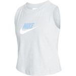 Camisetas grises de algodón de algodón infantiles de punto Nike Sportwear de materiales sostenibles para niño 