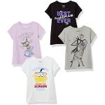 Camisetas de algodón de manga corta infantiles Disney zebra con volantes 5 años para niña 