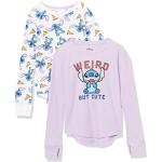 Camisetas de algodón de manga larga infantiles Disney zebra 7 años para niña 