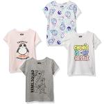 Camisetas grises de algodón de manga corta infantiles Disney zebra con volantes 3 años para niña 