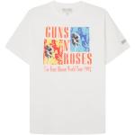 Camisetas beige de algodón de manga corta Guns N Roses manga corta Springfield talla XL para hombre 